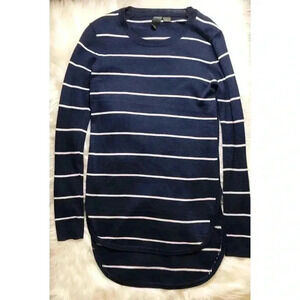 Blue & White Striped Sweater